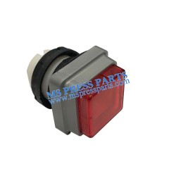 F2.008.152F/01 Push Button Replacement for Heidelberg Press Red Squar