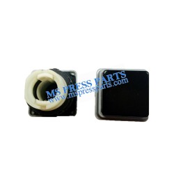 Push Button Replacement for Heidelberg Press Black Square Offset Part