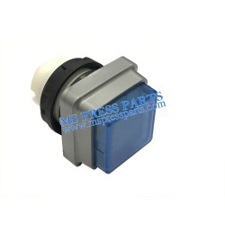 00.780.2320 Illuminated Push Button Replacement for Heidelberg SM102 Blue Square