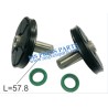 61.184.1331 Pneumatic Cylinder Spare Part for Heidelberg SM102 Machine