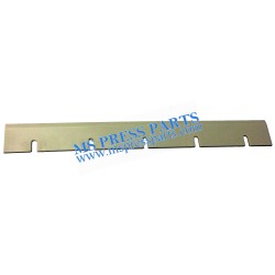 A1.203.006 Hickey Remover for Heidelberg Machine - 375mm x 43mm x 3mm, 5 slots