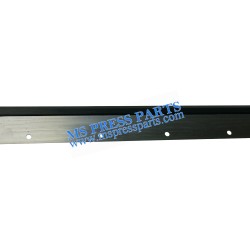 42.010.180 Rubber WashUp Blade for Heidelberg GTO46 - 500mm x 60mm x 0.5mm, 5 holes