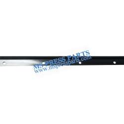 Wash Up Blade for Heidelberg SM52 Machine - 536mm x 28mm x 0.5mm, 6 holes