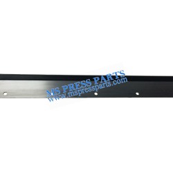 Heidelberg MO Rigid Wash Up Blade – 710mm x 60mm, Metal & Rubber