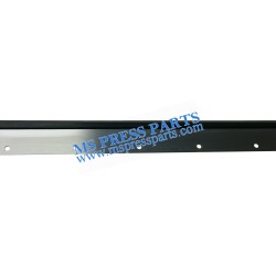 Heidelberg MO Special Length Wash Up Blade – 720mm x 60mm, Metal & Rubber