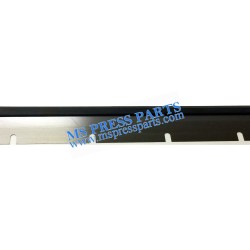 Heidelberg SM74 Long Wash Up Blade – 826mm x 57mm, Metal & Rubber