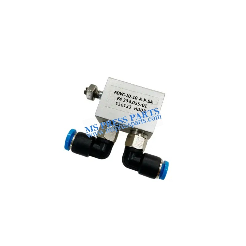 Pneumatic Cylinder F4.334.055/01 (D10 H10, 4mm M5) for Heidelberg XL105