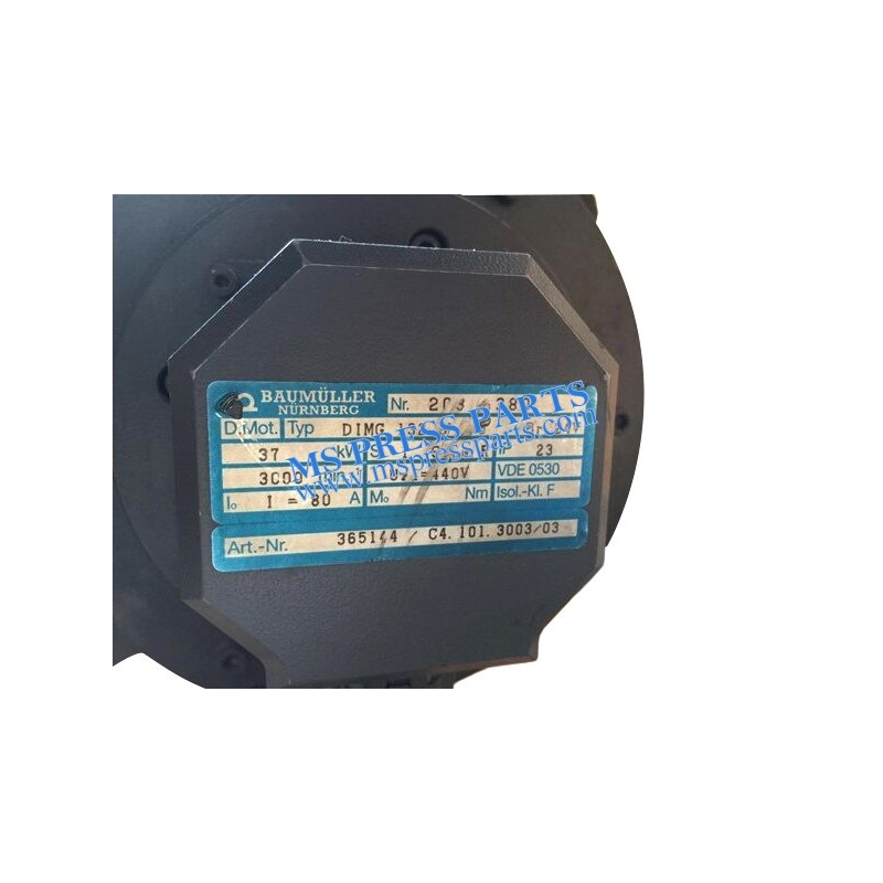 Main Driving Motor 37KW C4.101.3003/03 for Heidelberg CD102/SM74/XL105/CD74/PM74
