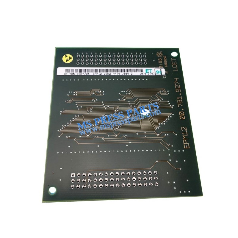 EPROM Module EPM7 DGP ZID SW 023.2 00.785.0787/05 for Heidelberg PM74 Machine