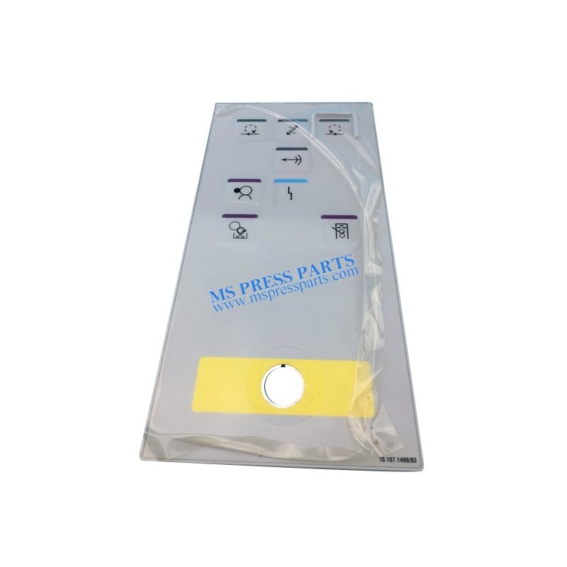 Instruction Plate 91.146.9215/01, 10.107.1499/03 for Heidelberg CD102/SM102