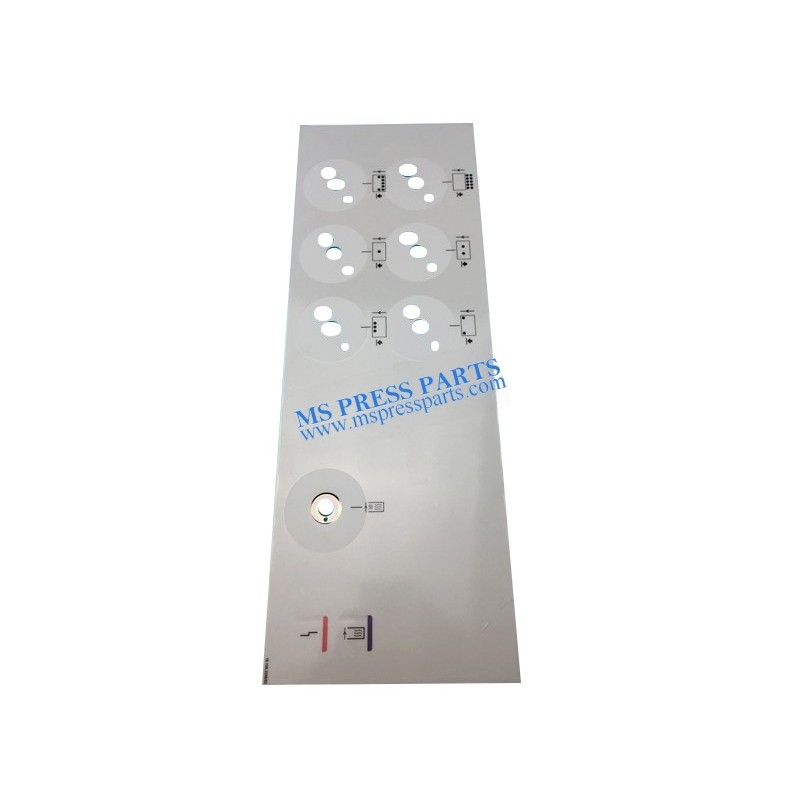 Instruction Plate 91.146.9251/01, 10.108.3399/02 for Heidelberg CD102/SM102