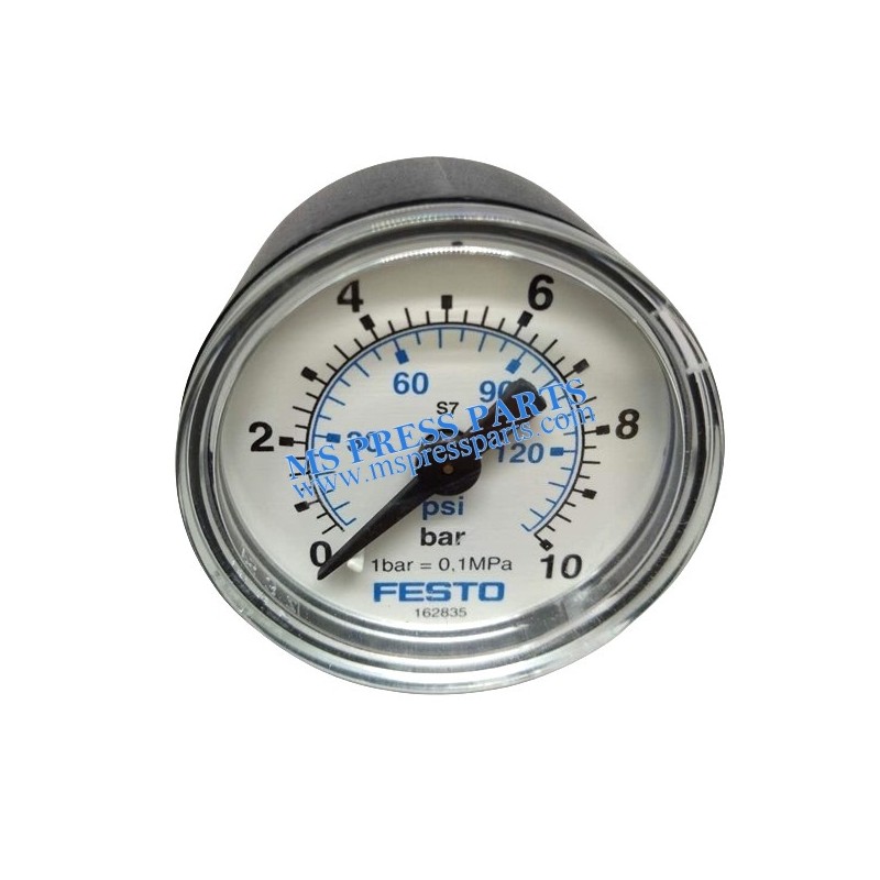 Manometer MA-40-10-1/8 (00.580.4907) for Heidelberg Offset Printing Machines