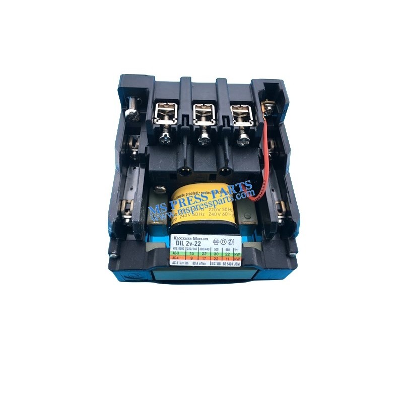 Three-Phase Contactor 00.780.1264 DIL 2V-22 NORM-AUSF for Heidelberg Machines