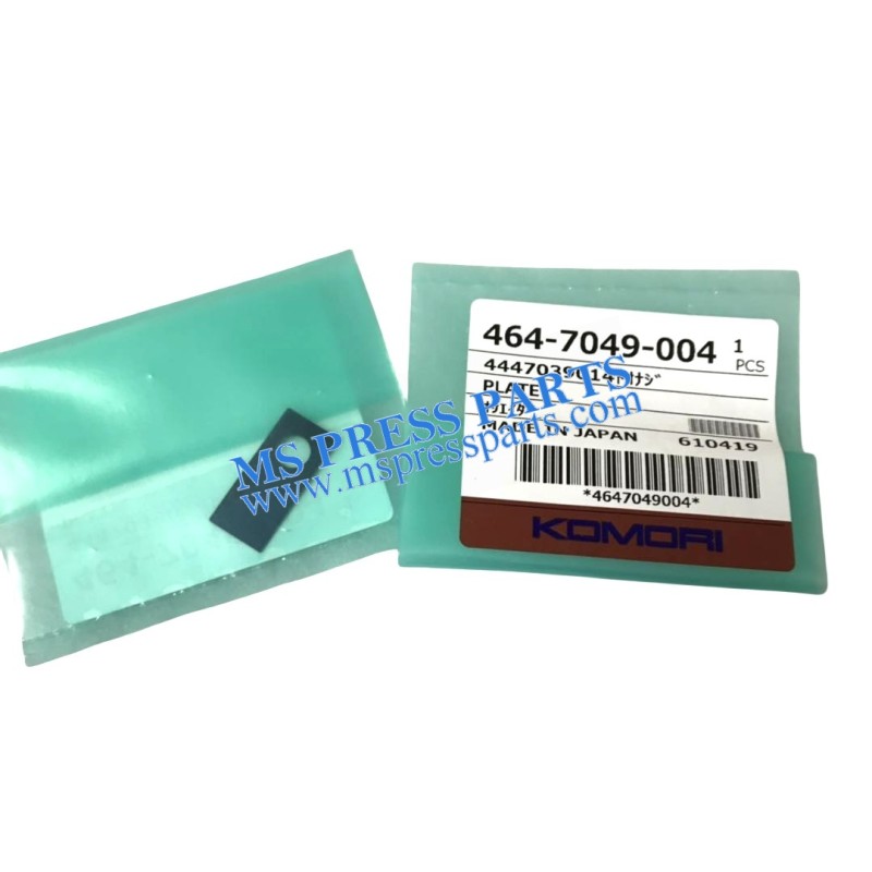 Plate 4647049004 (464-7049-004) for Komori Printing Machines