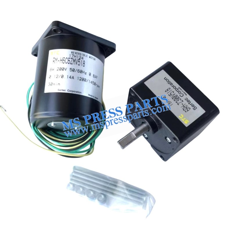 Motor 7648403703 (RM-H6C6ZMV518, 6W 200V 50/60Hz) for Komori LS40