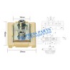 00.580.6903,HD machine slide plate NW-02-27