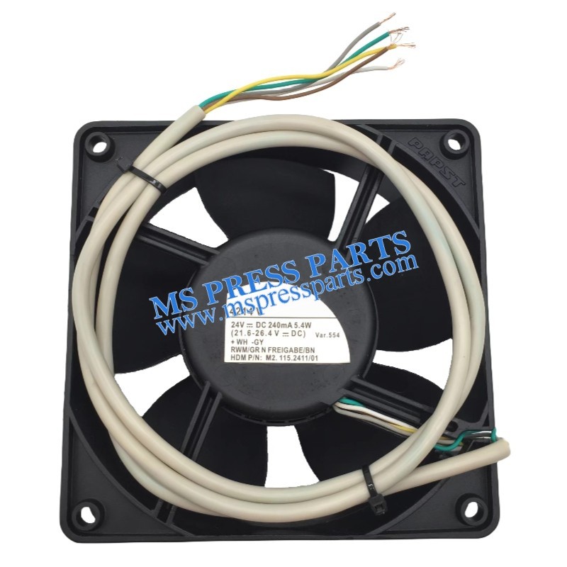 HD SX74/SM74/PM74/QM46 machine Fan AL,M2.115.2411/02