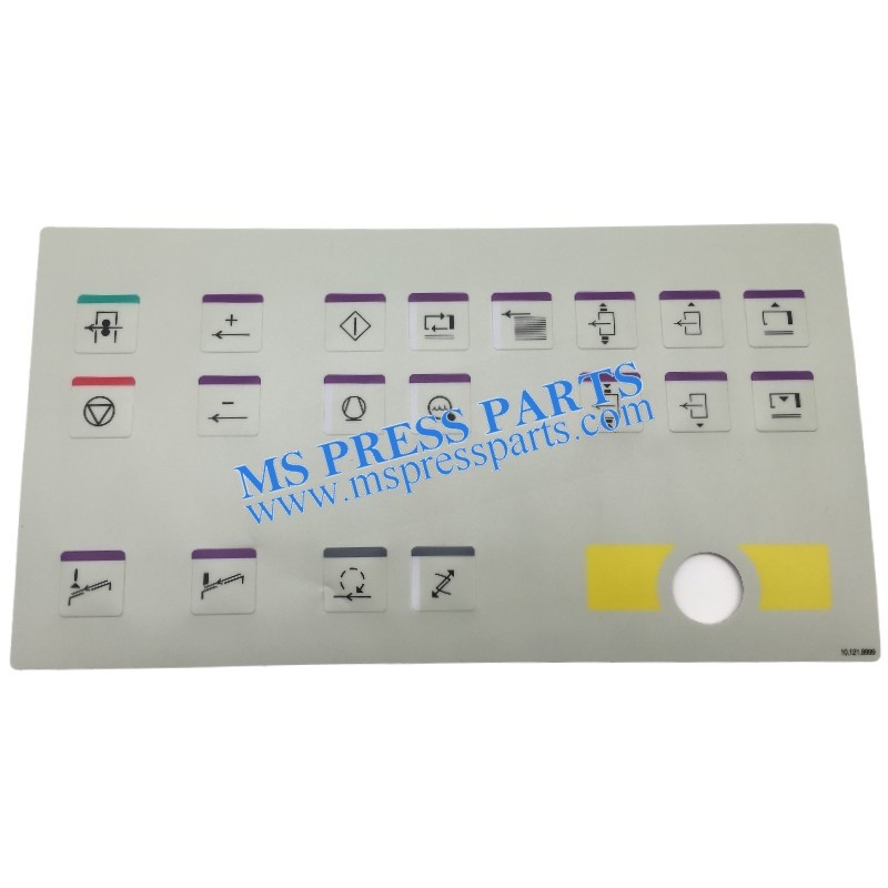 10.121.8999 Touch-Sensitive Screen Layout for Heidelberg HD Machines