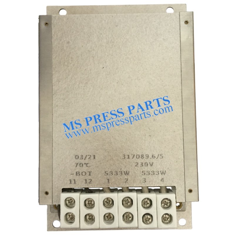 good quality F6.170.0781 Heating Element 2x5333W - Fits Heidelberg CD102 SM102 XL105