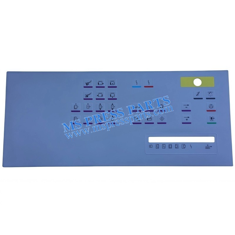 10.106.9999 | Heidelberg CD102 SM102 Instruction Plate Nameplate | Exact Fit Replacement