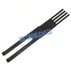 Flat Frame Forked Sheet Separator for Heidelberg Speedmaster (81mm x 12mm x 0.2mm)