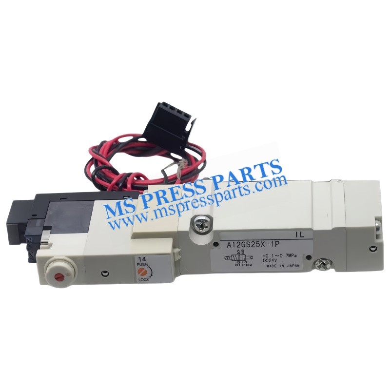 A12GS25X-1P,A12GS25X-1P-S,3Z05202060,3Z0-5202-060,Original komori valve