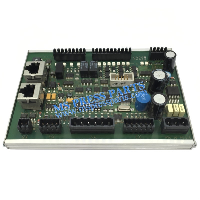 10858101.02 TIOM-121 – Heidelberg PCB Printed Circuit Board Original Used -Made in Germany