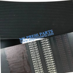 Heidelberg CD02/SM02/SX102/CX102 machine 00.270.0162 V-Ribbed Belt 25PK21971b - Replacement New