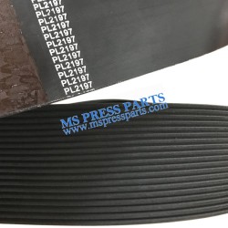 Heidelberg CD102/SM102/SX02/CX02 machine 00.270.0101 & 00.270.0153 V-Ribbed Belt 19PL21971-A - Replacement New