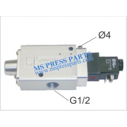 61.184.1191 solenoid valve for Heidelberg CD102 SM102 PM52 SM74 printing machine